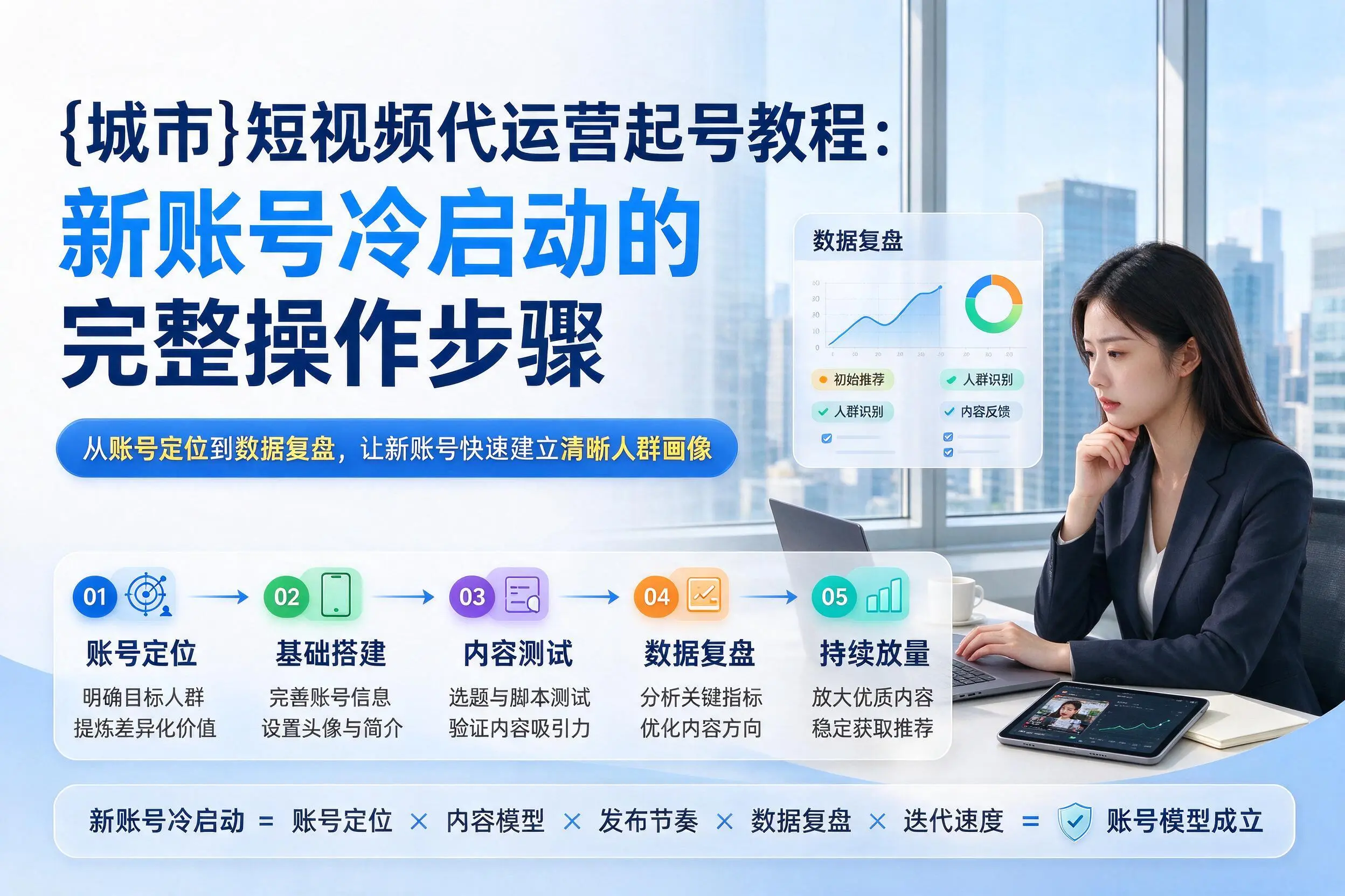 武威短视频代运营起号教程：新账号冷启动的完整操作步骤