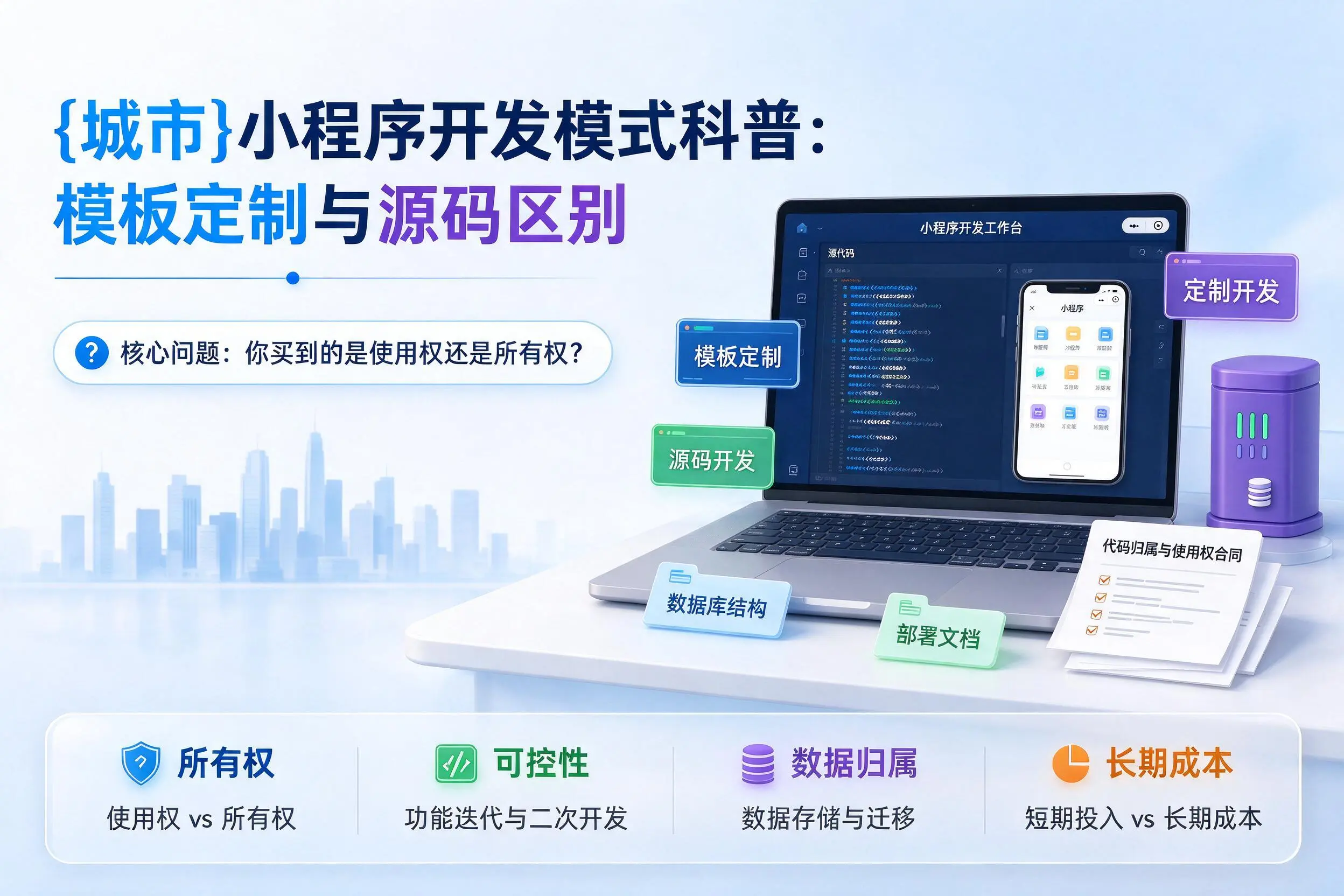 武威小程序开发模式科普：模板定制与源码区别