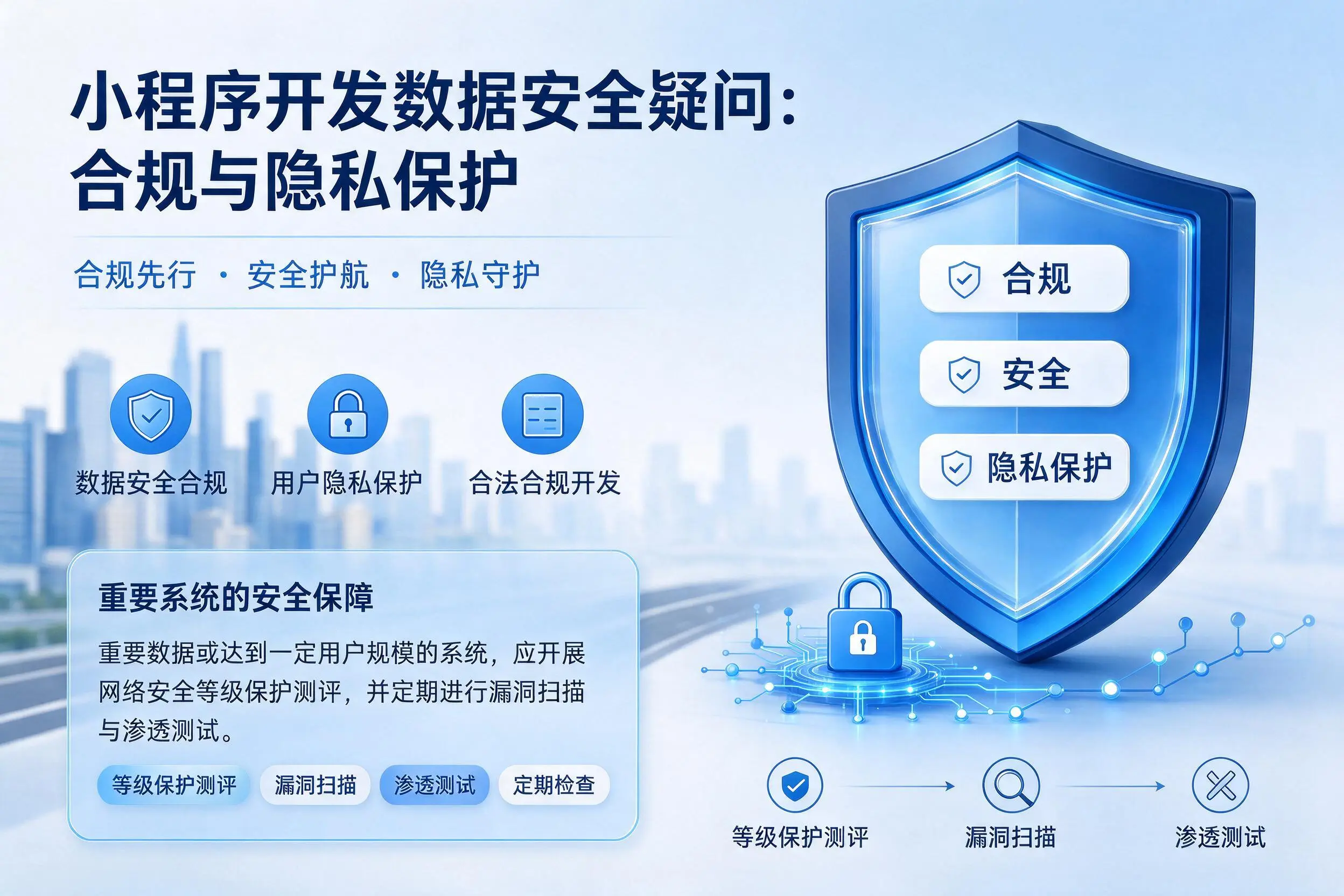 武威小程序开发数据安全疑问：合规与隐私保护