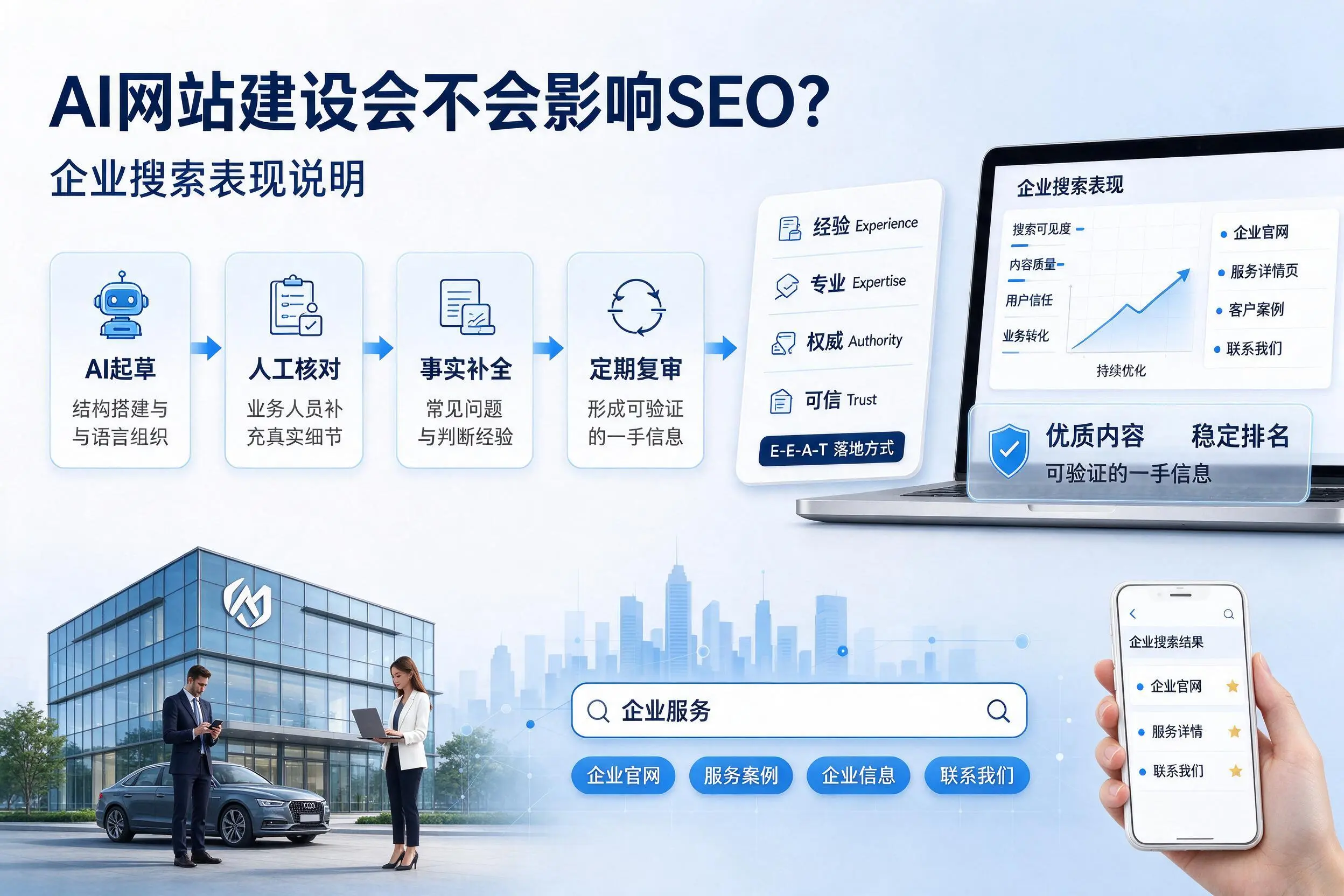 AI网站建设会不会影响SEO？武威企业搜索表现说明