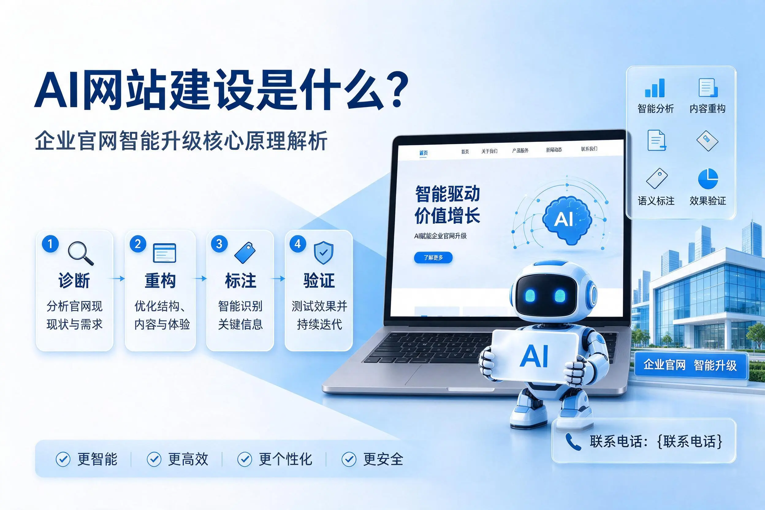 AI网站建设是什么？武威企业官网智能升级核心原理解析