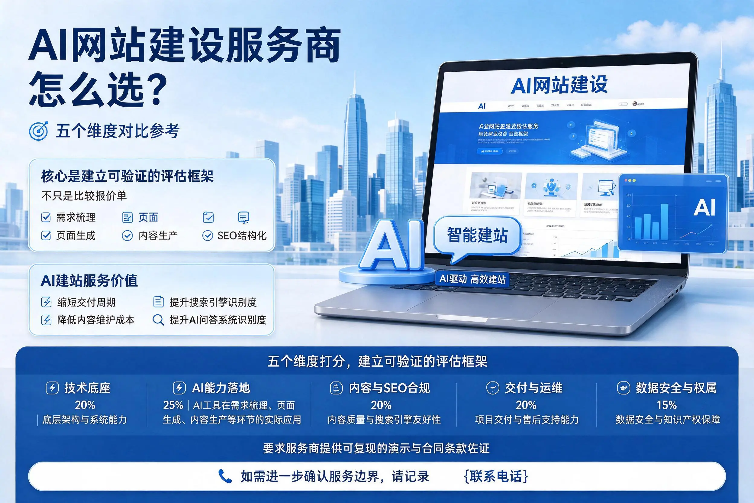 武威AI网站建设服务商怎么选?五个维度对比参考