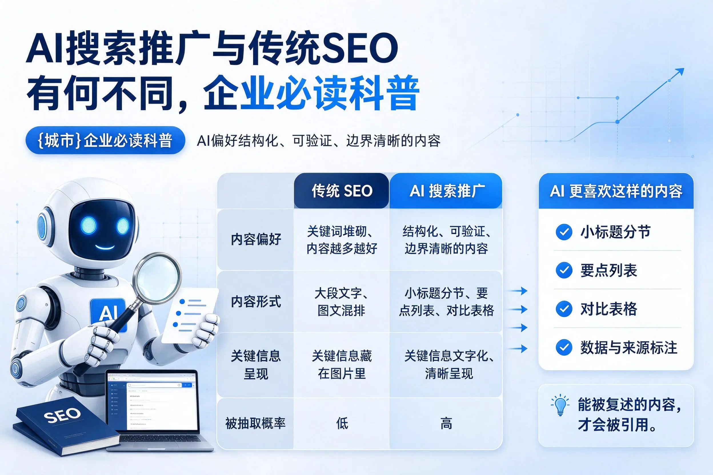 AI搜索推广与传统SEO有何不同，武威企业必读科普
